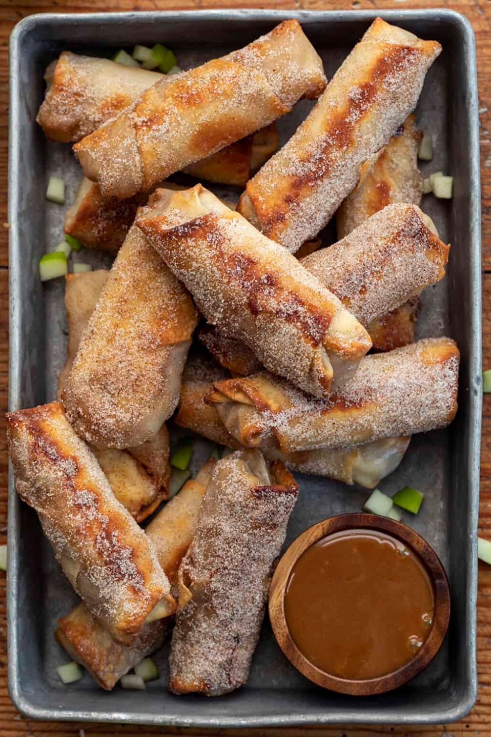 Apple Crisp Egg Rolls