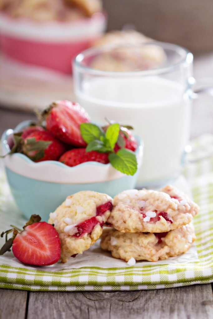 Gluten Free Strawberry Cookies