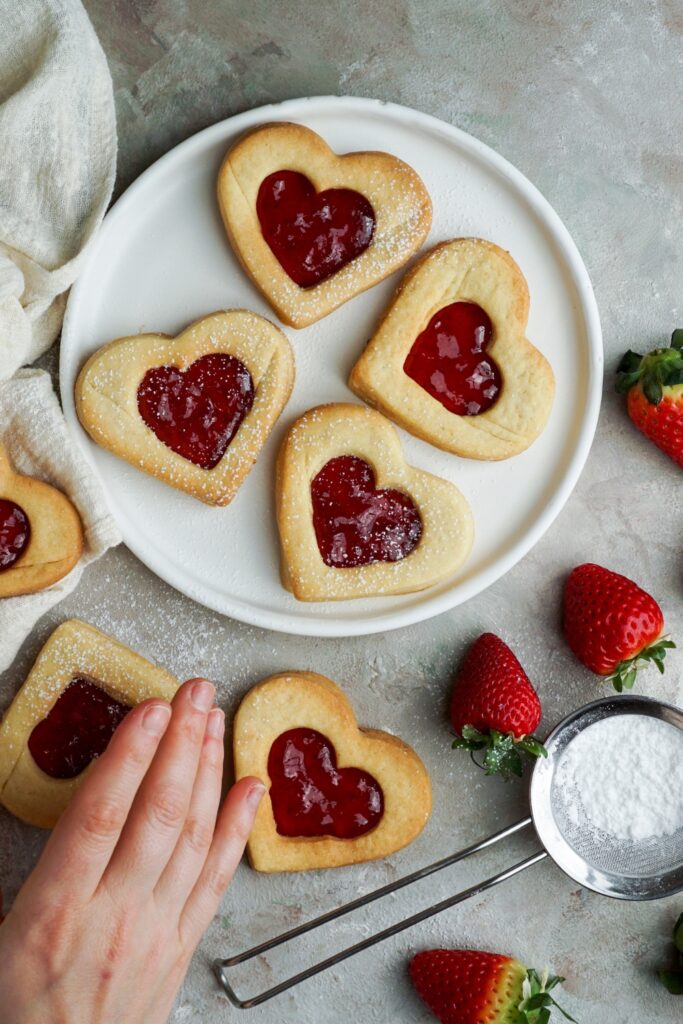 Strawberry Jam Cookies