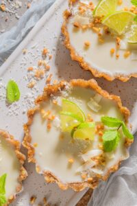 Lemon Almond Tart Recipe - Fruity Desserts
