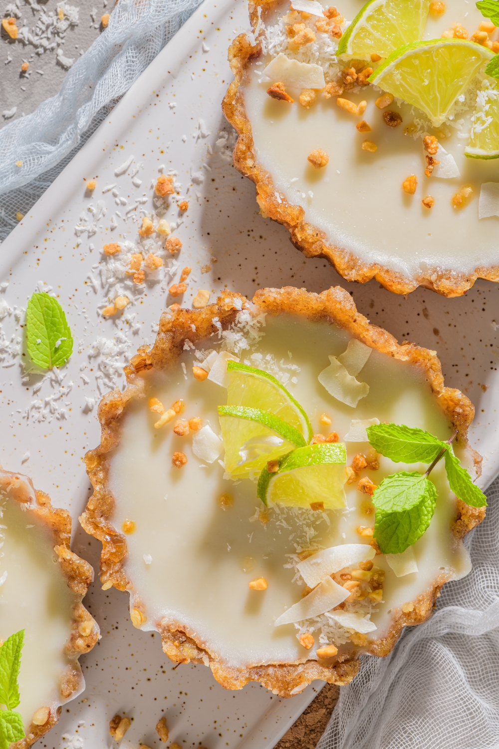 Lemon Almond Tart Recipe - Fruity Desserts