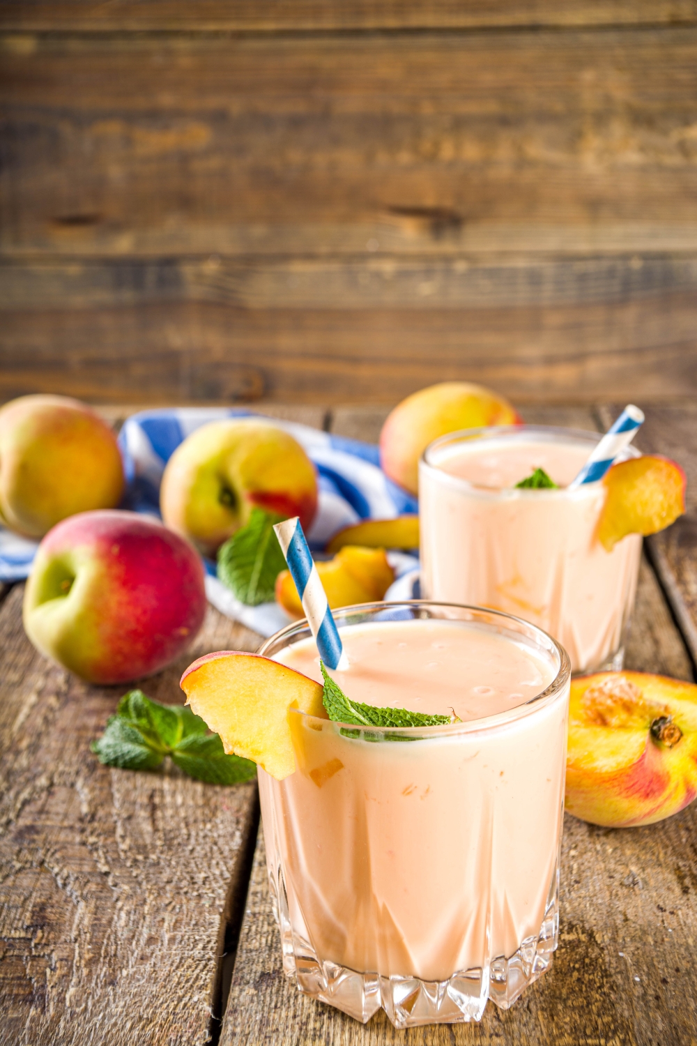 Peach Ice Cream Smoothie