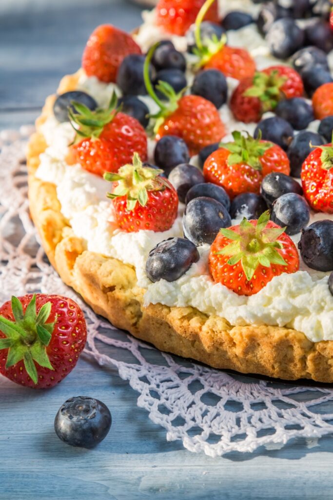 Strawberry And Blueberry Tart