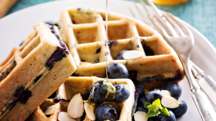 Blueberry Waffles