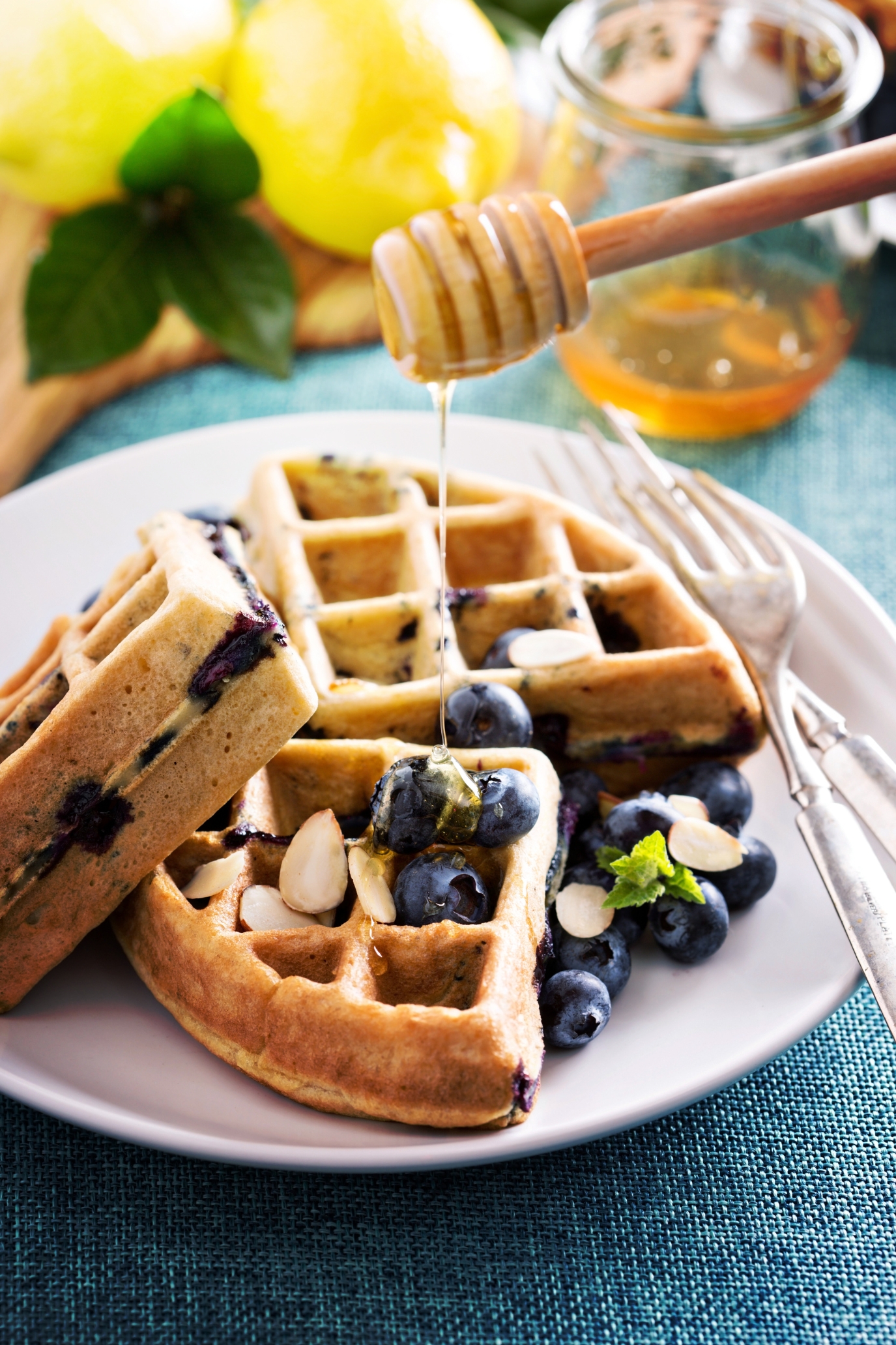 Blueberry Waffles