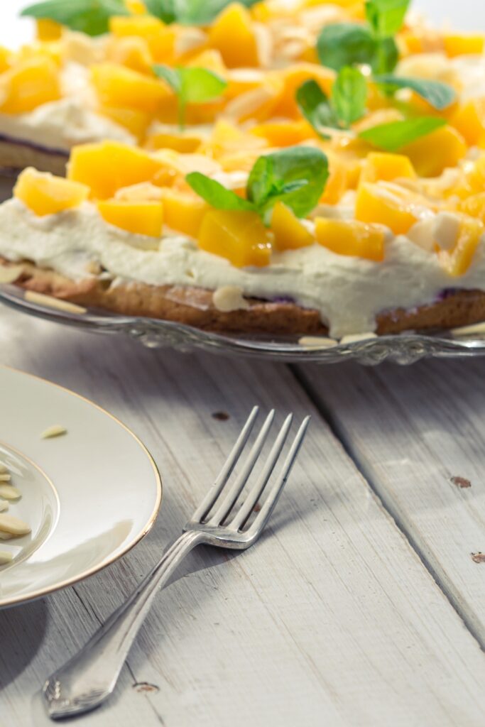 Peaches And Cream Cake