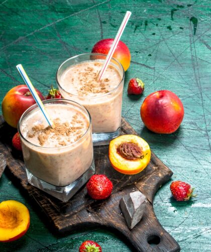 Chocolate Peach Smoothie