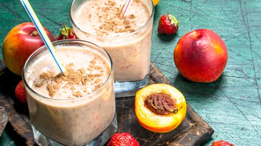 Chocolate Peach Smoothie