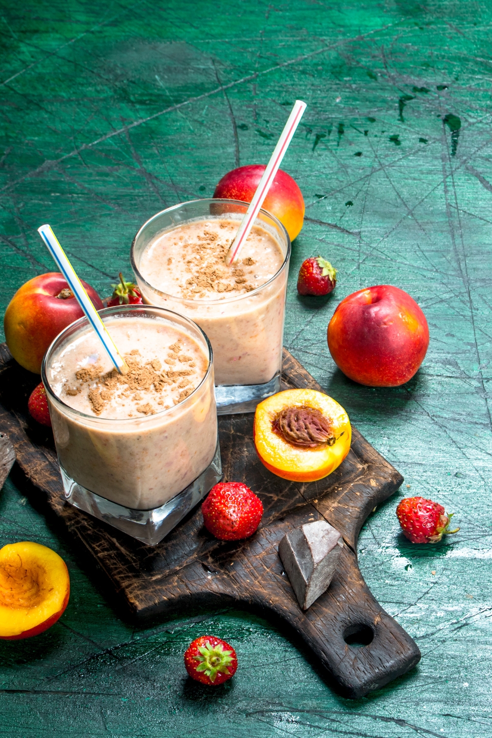 Chocolate Peach Smoothie