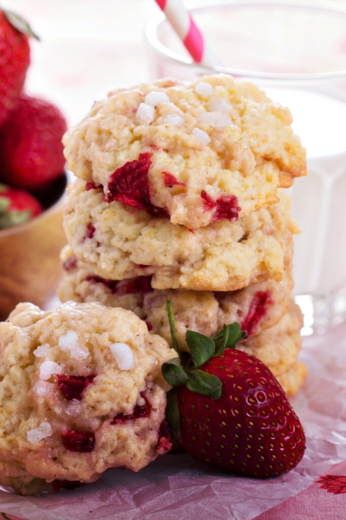 Gluten Free Strawberry Cookies