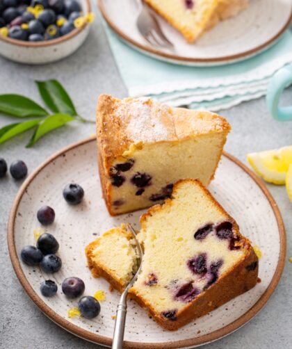 Blueberry Pound Cake