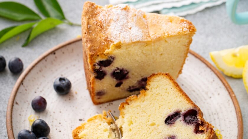 Blueberry Pound Cake