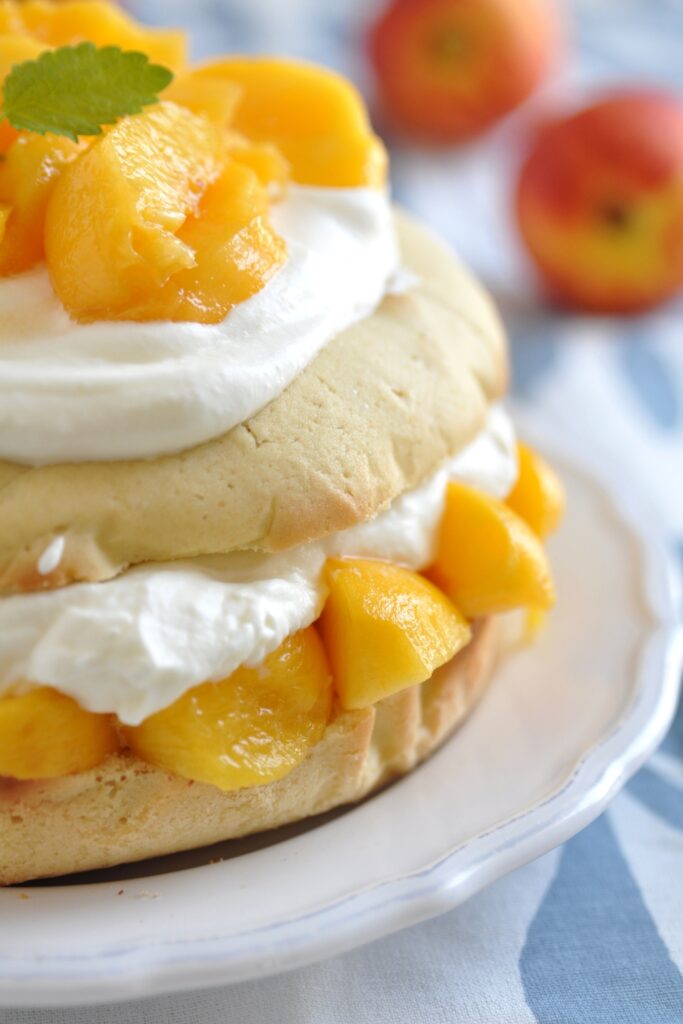 Peaches And Cream Biscuits