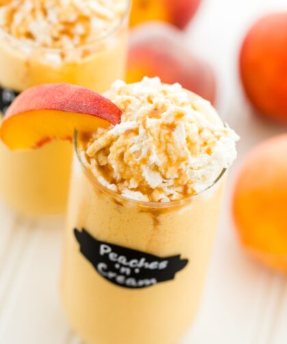 Peaches And Cream Cocktail