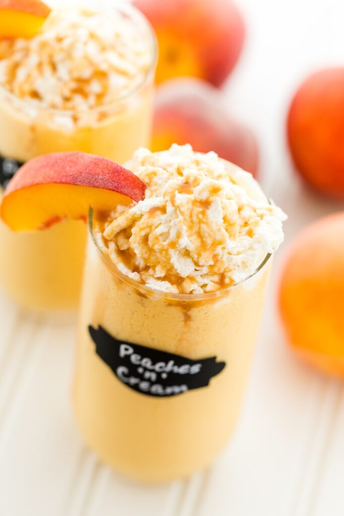 Peaches And Cream Cocktail