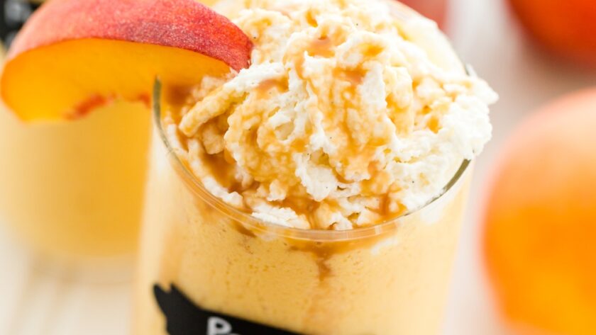 Peaches And Cream Cocktail