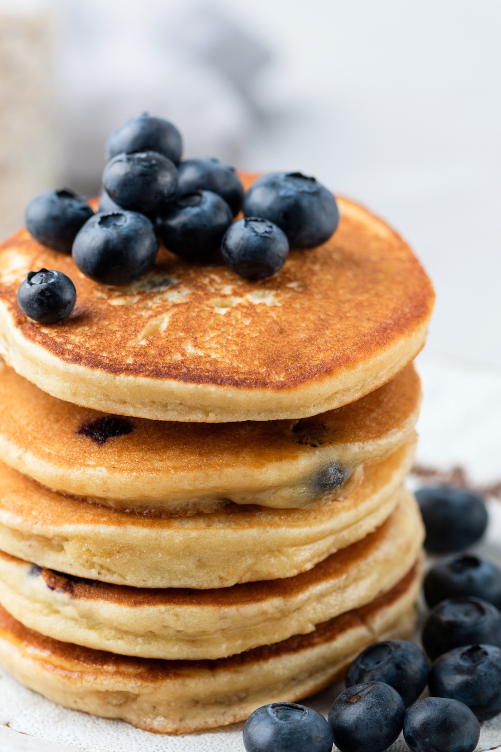 Healthy Blueberry Pancakes