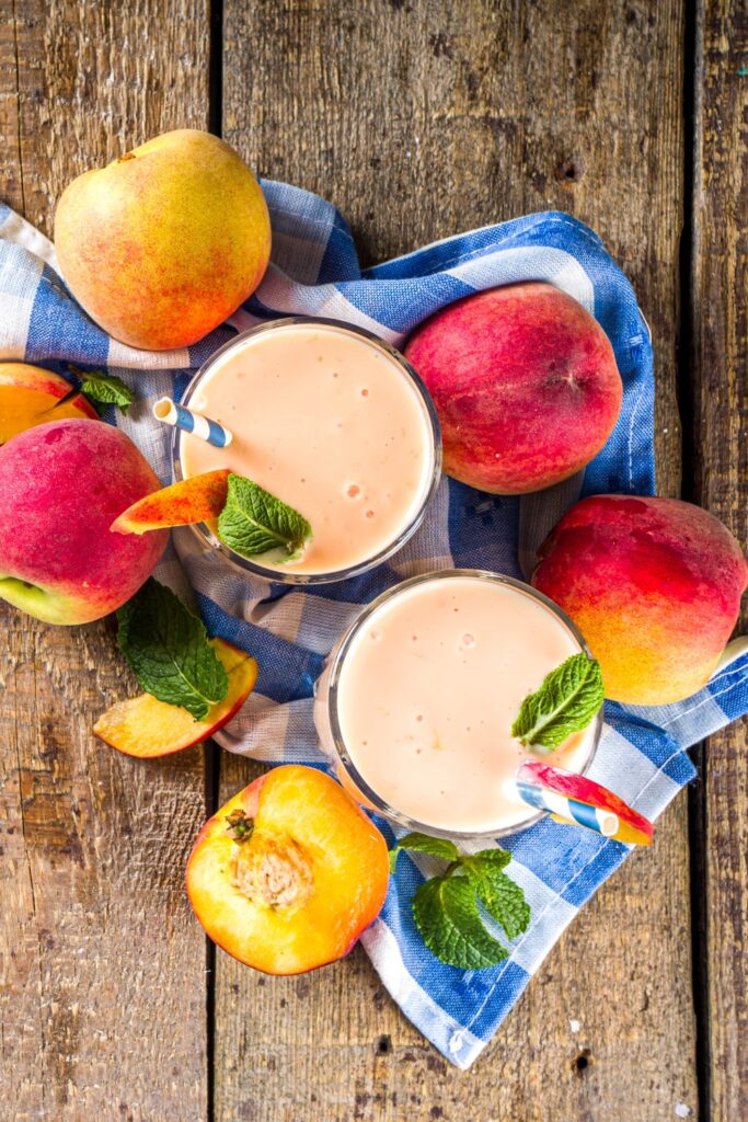 Peach Ice Cream Smoothie