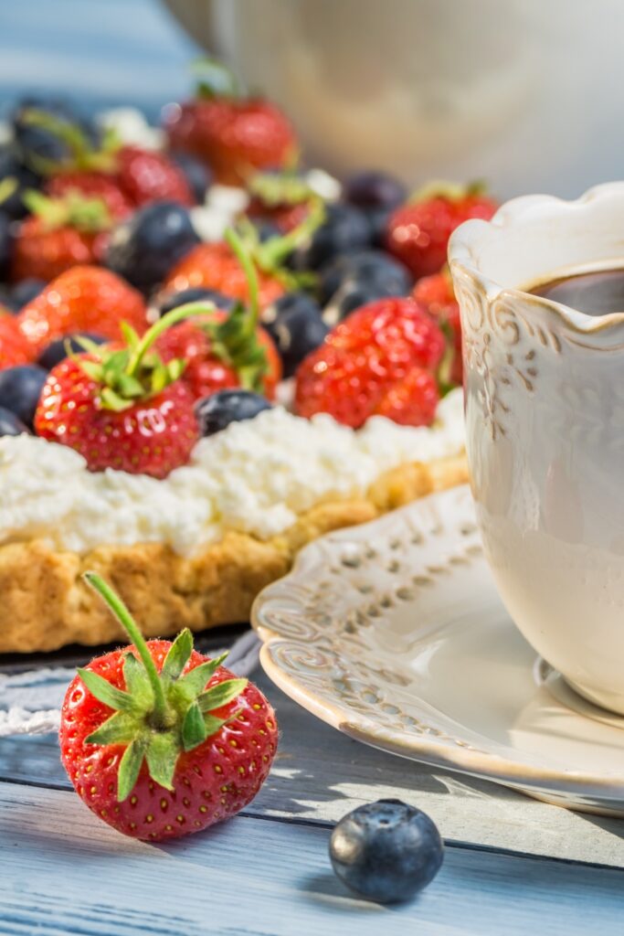 Strawberry And Blueberry Tart