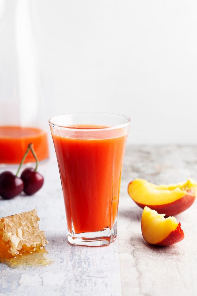 Cherry And Peach Smoothie