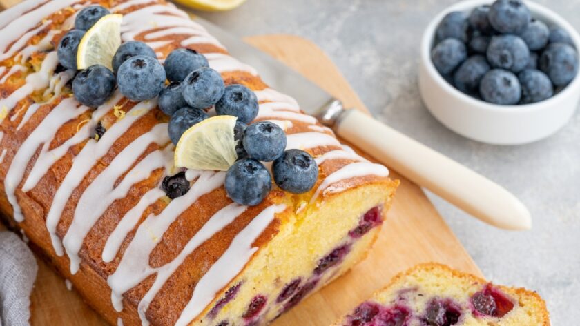 Lemon Blueberry Pound Cake