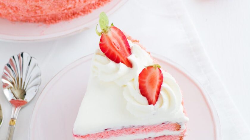 Strawberry Jam Cake