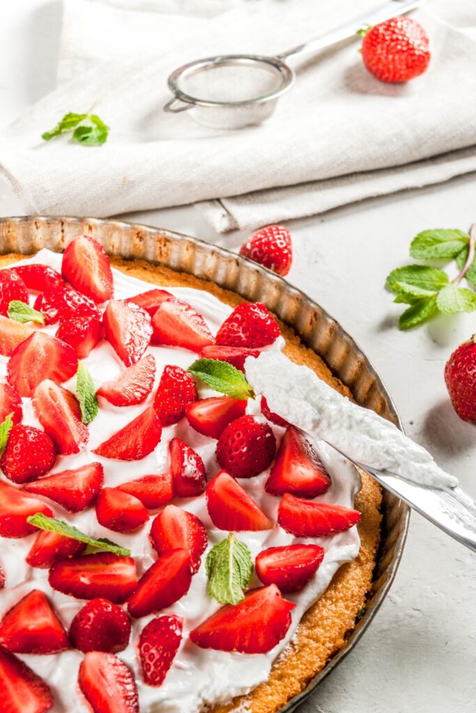 Strawberry Pie No Bake