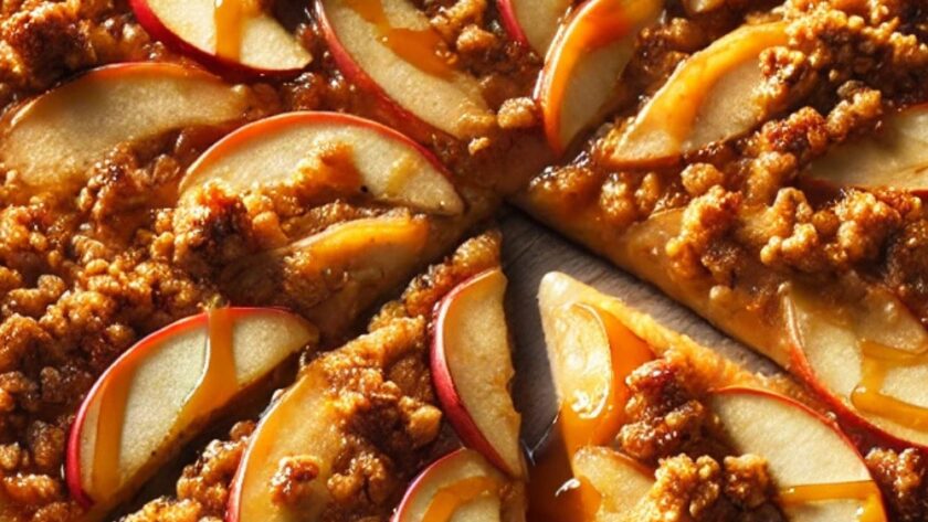 Apple Crisp Pizza