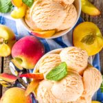 Peaches And Cream Ice Cream