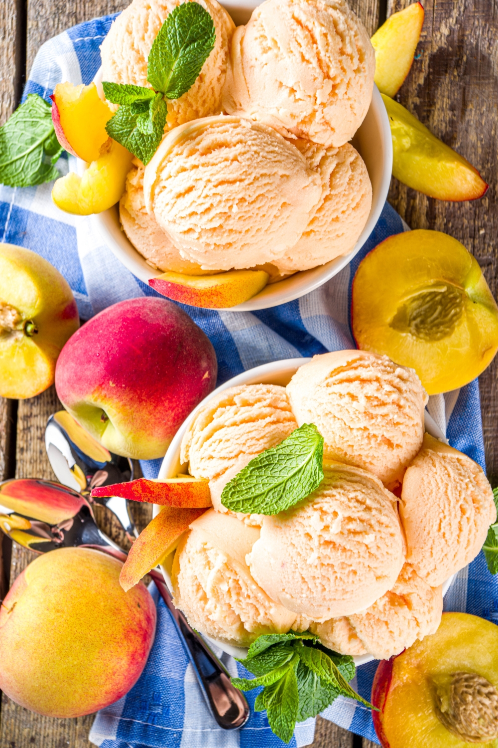 Peaches And Cream Ice Cream