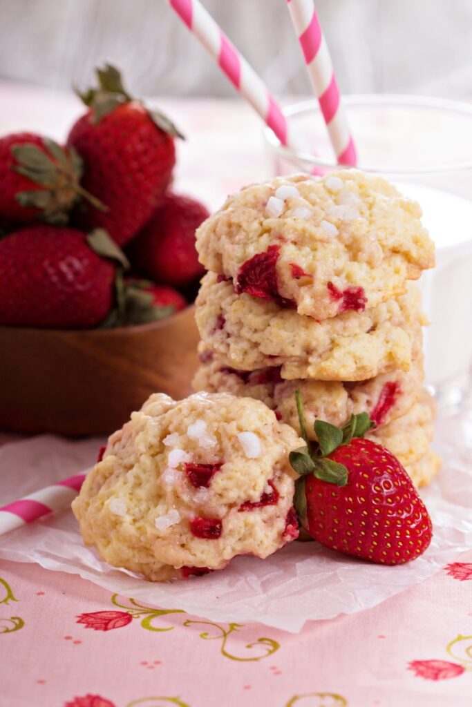 Gluten Free Strawberry Cookies