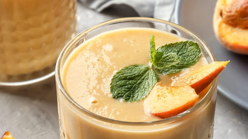 2 Ingredient Peach Smoothie