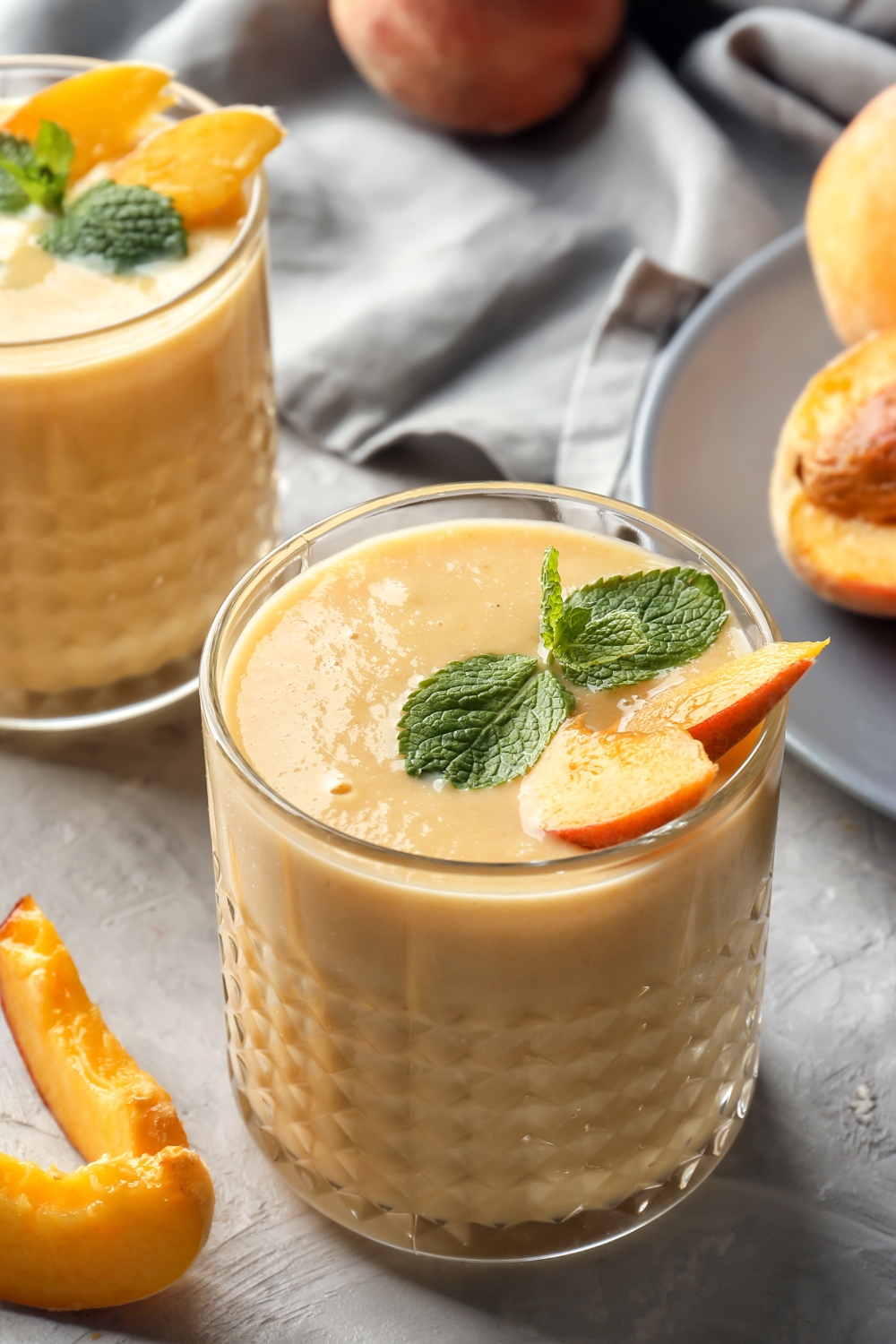 2 Ingredient Peach Smoothie