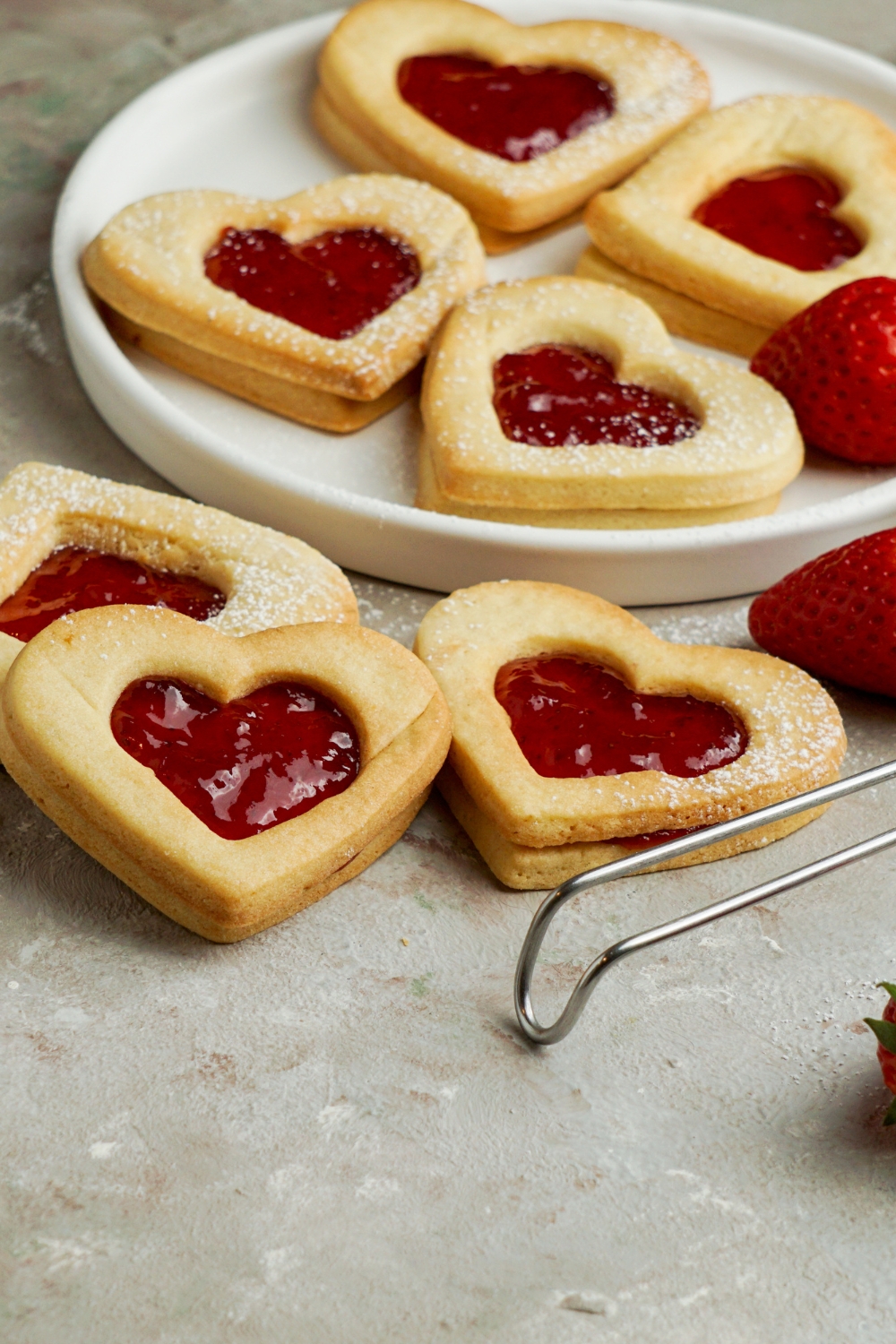 Strawberry Jam Cookies