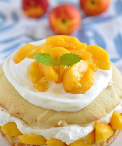 Peaches And Cream Biscuits