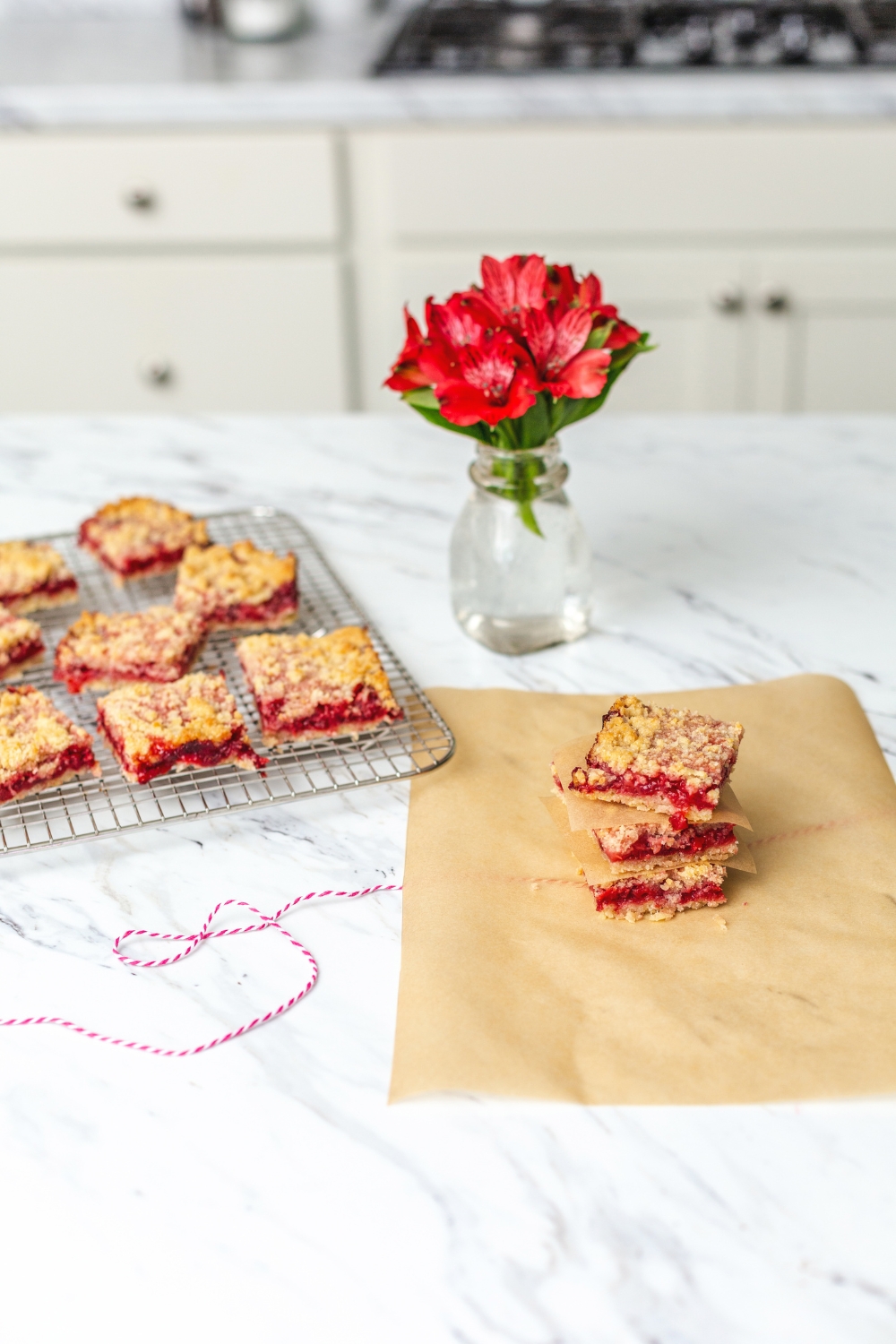 Strawberry Pie Bars