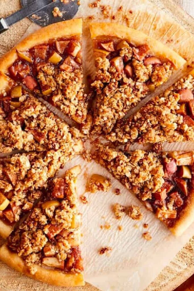 Apple Crisp Pizza