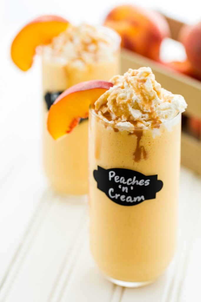 Peaches And Cream Cocktail