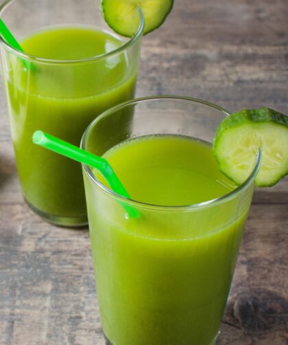 Cucumber Peach Smoothie