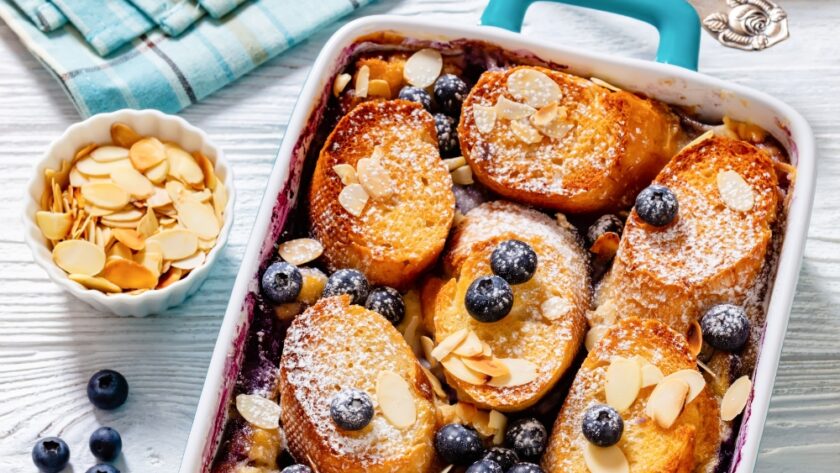 Blueberry Egg Bake