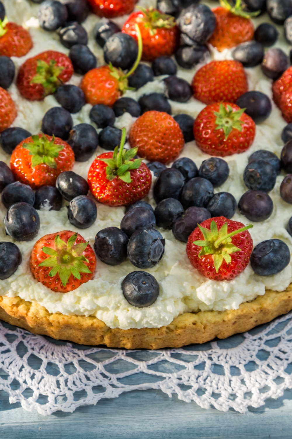 Strawberry And Blueberry Tart