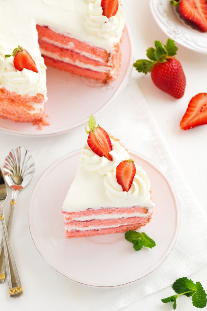 Strawberry Jam Cake