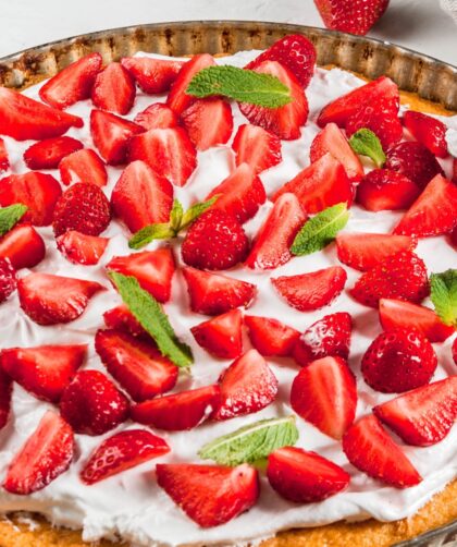 Strawberry Pie No Bake