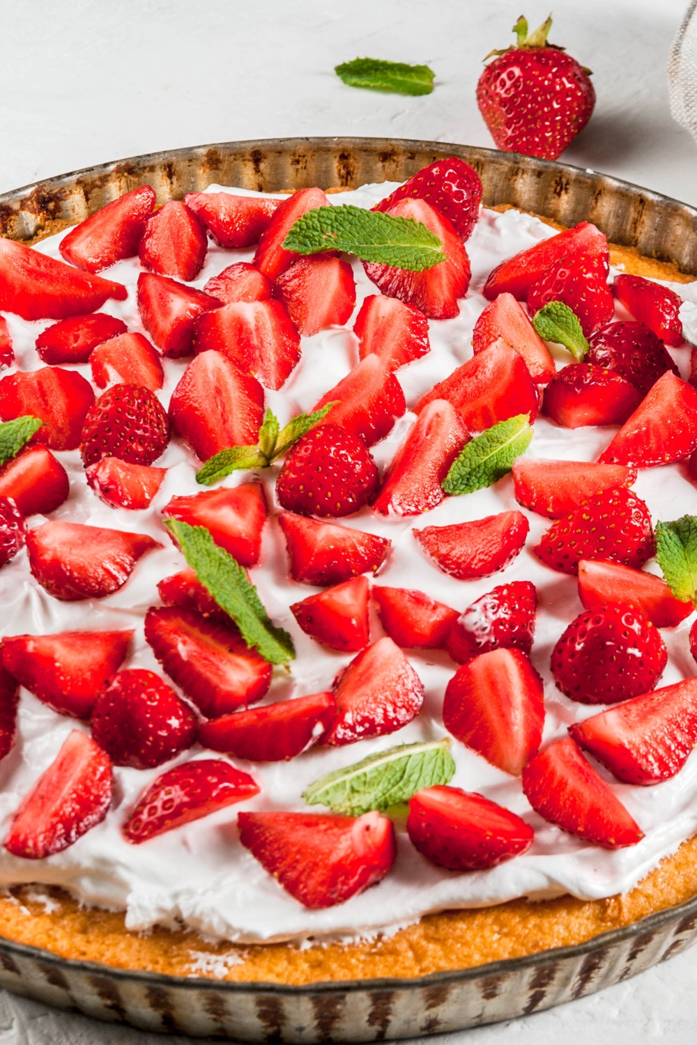 Strawberry Pie No Bake