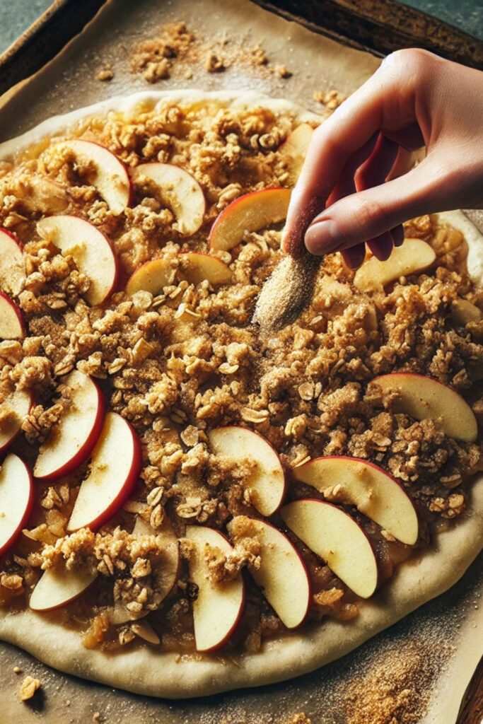 Apple Crisp Pizza