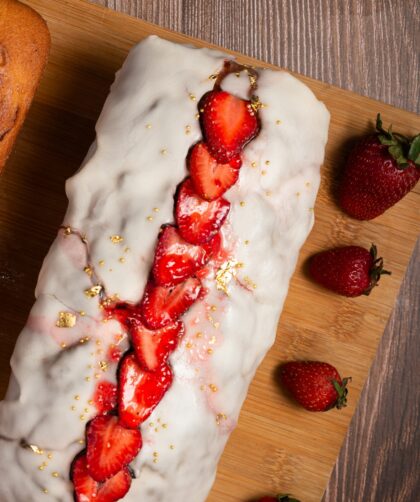 Strawberry Swirl Pound Cake