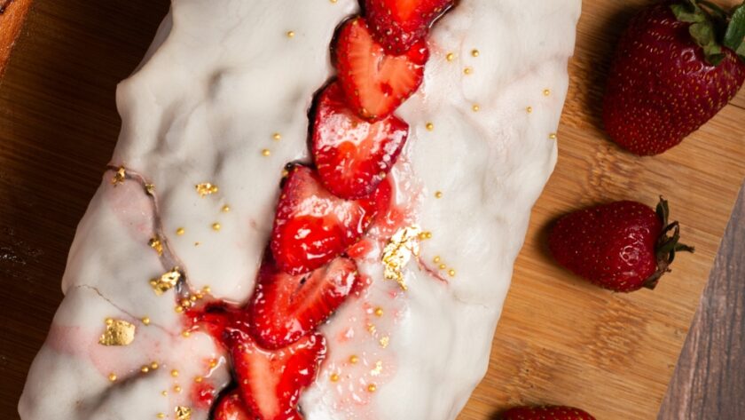 Strawberry Swirl Pound Cake