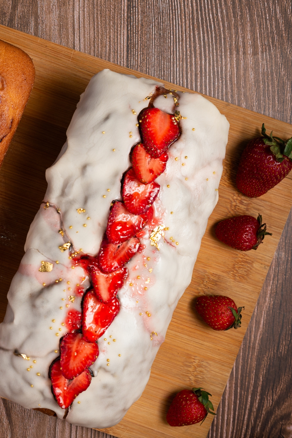 Strawberry Swirl Pound Cake