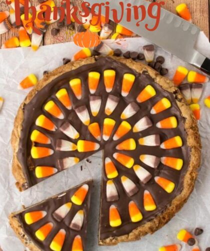 Thanksgiving Cookie Cake