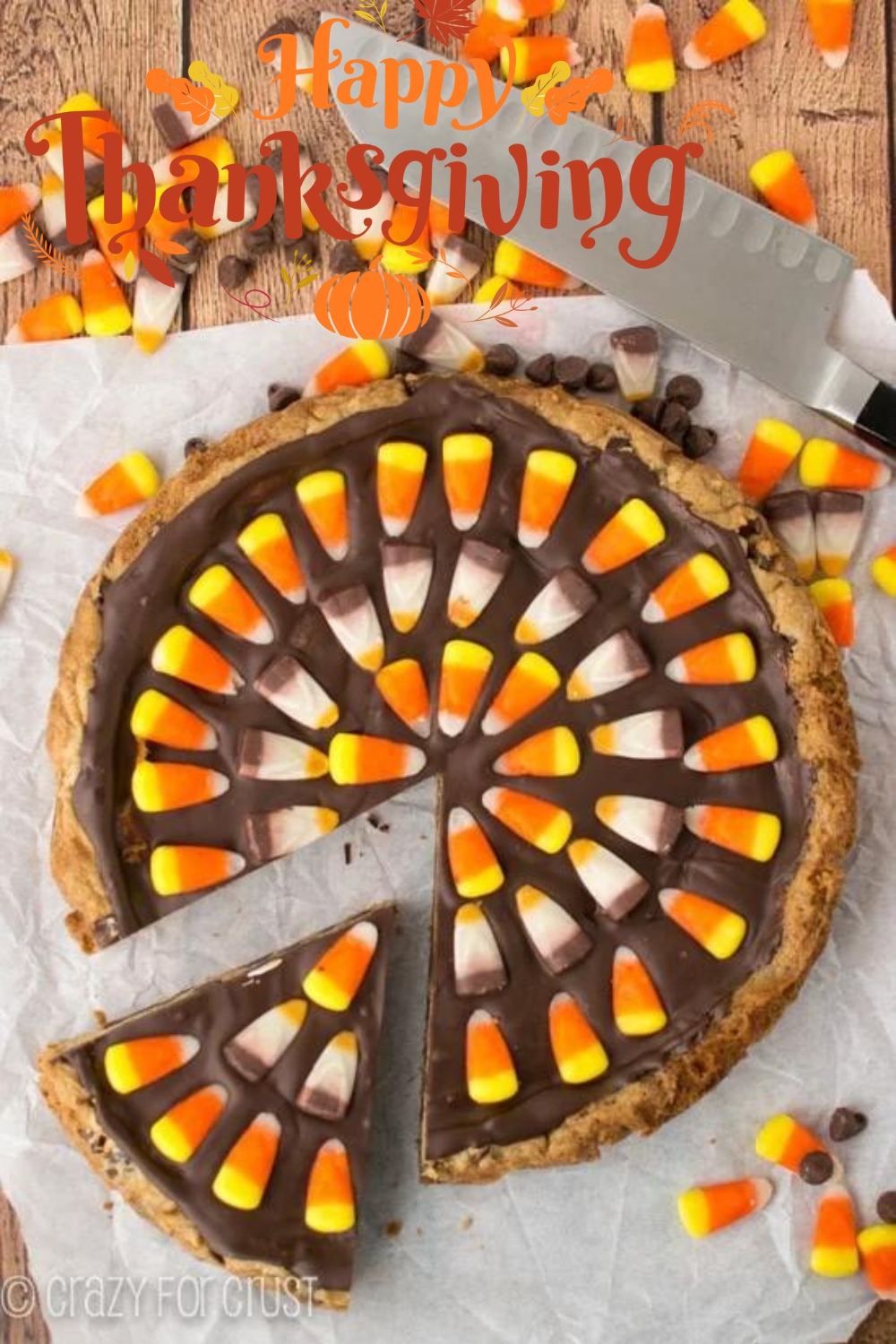 Thanksgiving Cookie Cake